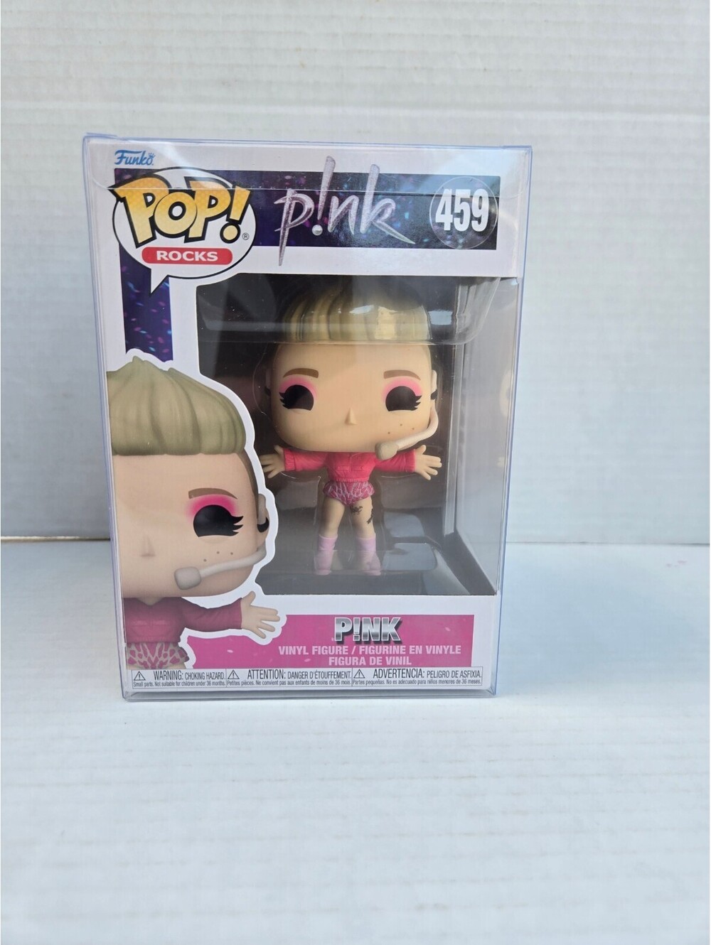 Funko Pop! Rocks P!nk Vinyl Figure #459 Collectible Bobblehead - Very Good